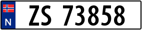 Truck License Plate